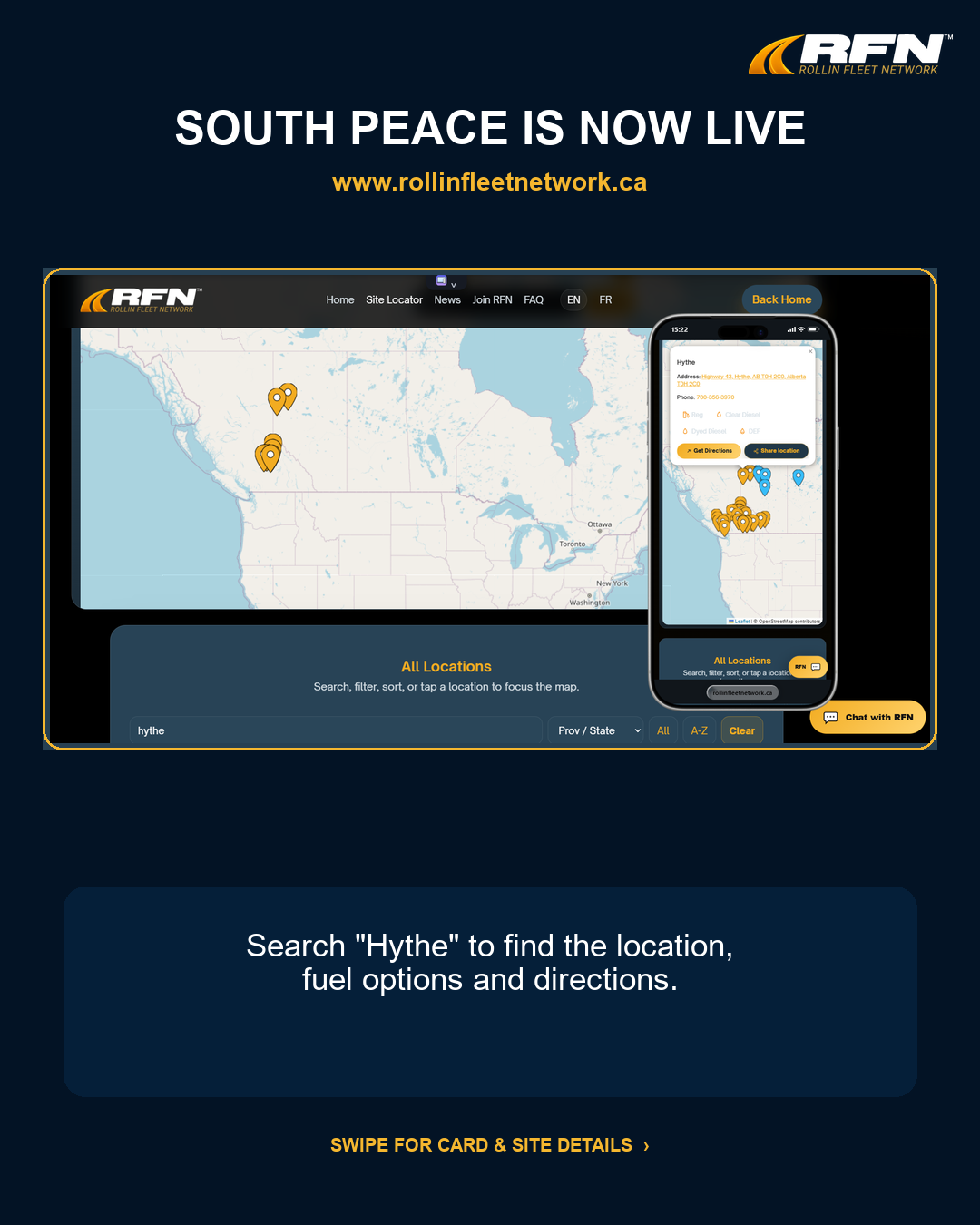 South Peace Distributors Hythe is now live on RFN